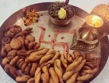 ghughuts, sweetmeats made from wheat flour and jaggery ghughutiya