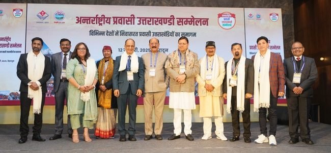 Uttarakhand Chief Minister Dhami Inaugurates International NRI Conference, Celebrating Uttarakhand Diaspora